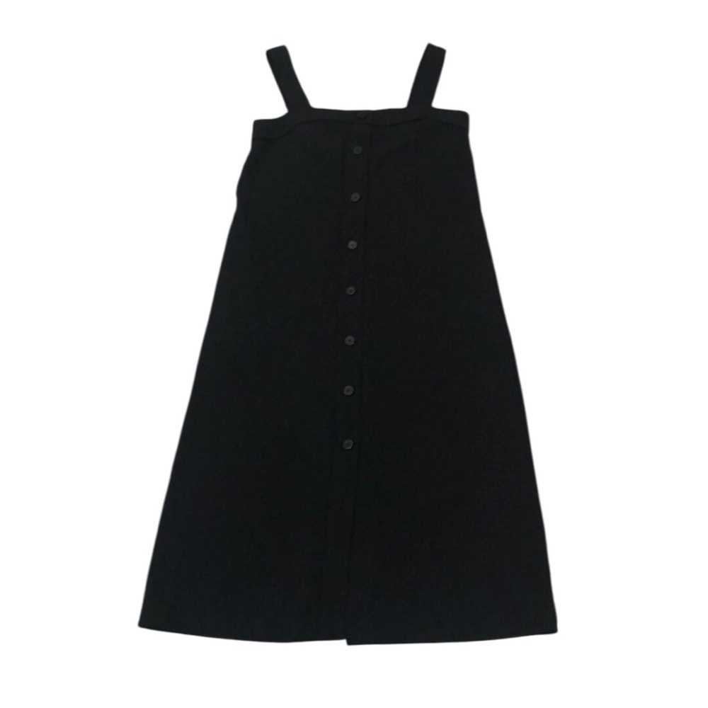 Everlane Japanese GoWeave Midi Picnic Dress Size 00 Black